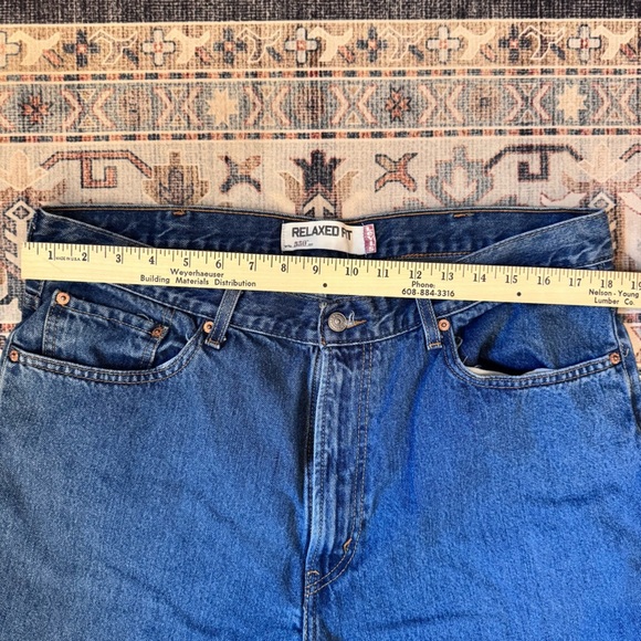 Levi’s 550 Relaxed Fit Men’s Medium Wash 100% Cotton Denim Size 38x29 - Picture 6 of 7